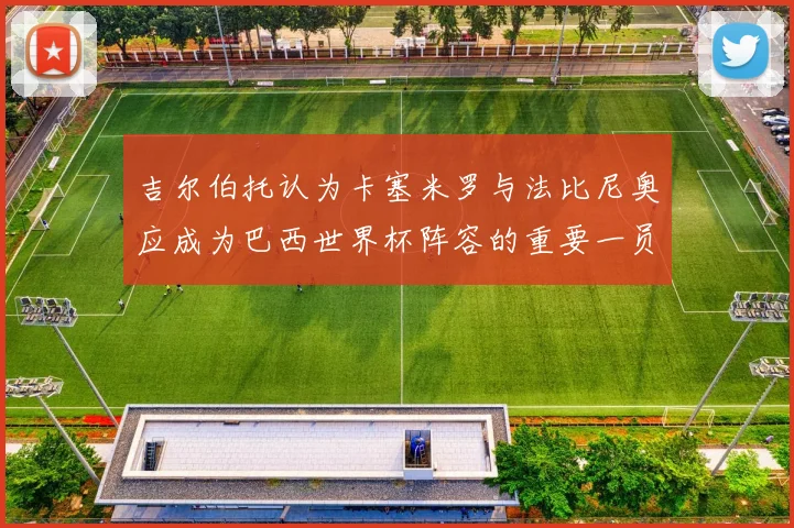 吉尔伯托认为卡塞米罗与法比尼奥应成为巴西世界杯阵容的重要一员